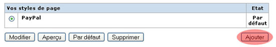 ajouter paypal